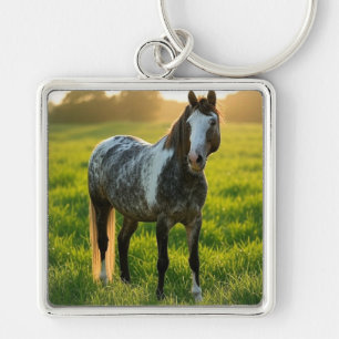 Paardenfoto toevoegen Aanpassen Sleutelhanger