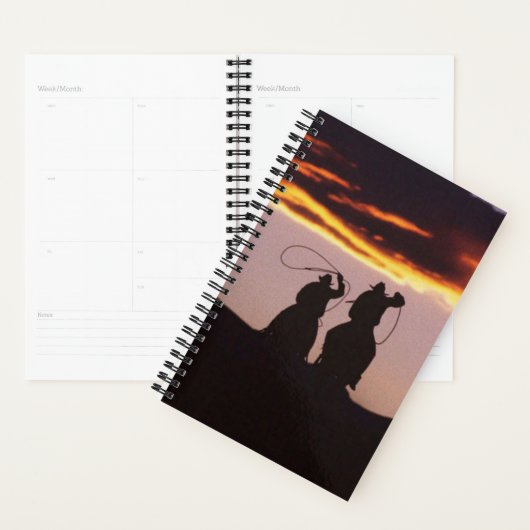 Paardenfoto van Equine Cowboy Team Lassoes Planner (Display)
