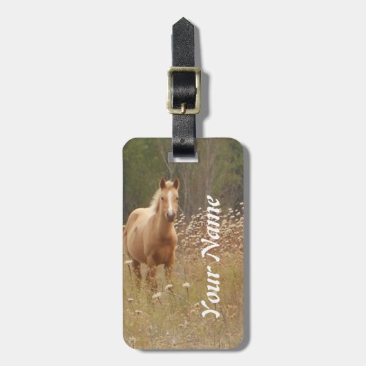 Paardenfotografie Bagagelabel (Voorkant verticaal)