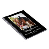 Paardenfotolijst Persoonlijk zwart Notitieboek (Rechterzijde)