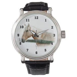 Paardenfoto's Horloge
