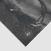 PaardenFriesian Breed Waterverf Tissuepapier (Detail)