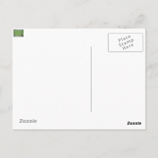 paardengalerij briefkaart (Achterkant)