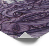 Paardengaloping tussen reuzenamateurbomen poster (Hoek)