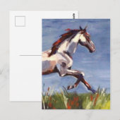 Paardengalopolie Briefkaart (Voorkant / Achterkant)