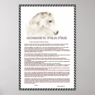 Paardengebed Poster