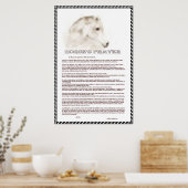 Paardengebed Poster (Keuken)