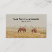 Paardengebied Visitekaartje (Voorkant)