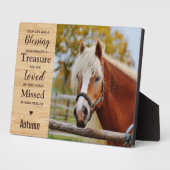 Paardengedenkteken Ruiter Aandenken Fotoplaat (Zijkant)