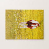  paardengeel wilde bloemen puzzel legpuzzel (Horizontaal)