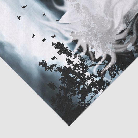 paardengeest tissuepapier (Detail)