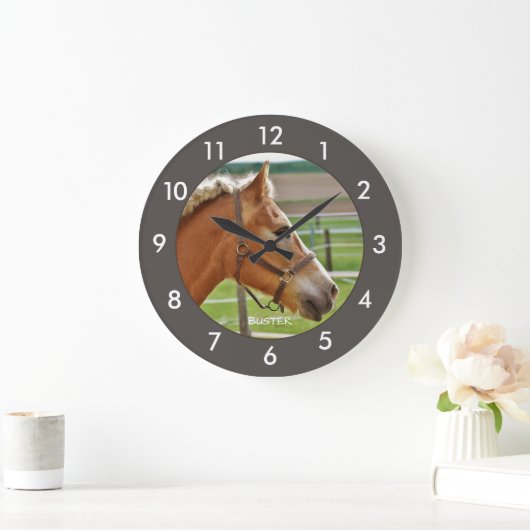 Paardengepersonaliseerde grote klok (Huis)