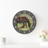 Paardengepersonaliseerde grote klok (Huis)