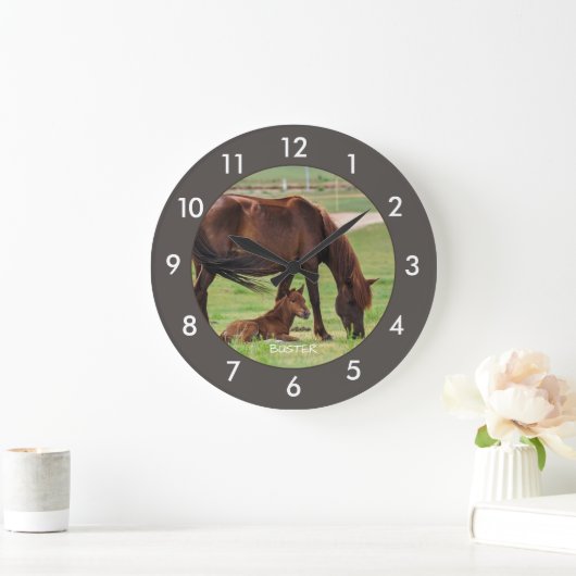 Paardengepersonaliseerde grote klok (Huis)