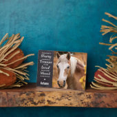 Paardengeschenk Paard Monument Fotoplaat (Zijkant)
