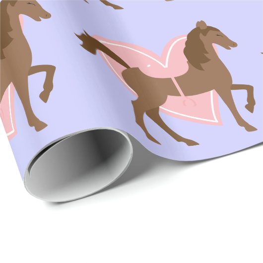 Paardengeschenken en persgeschenken, op maat gesne cadeaupapier (Rol Hoek)