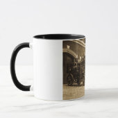 Paardengetrokken brandweermotor  mok (Links)