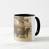 Paardengetrokken brandweermotor  mok (Voorkant rechts)