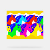 PAARDENGEZICHT ACRYL BORD (Voorkant)