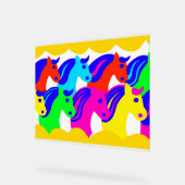 PAARDENGEZICHT ACRYL BORD (Hoek)