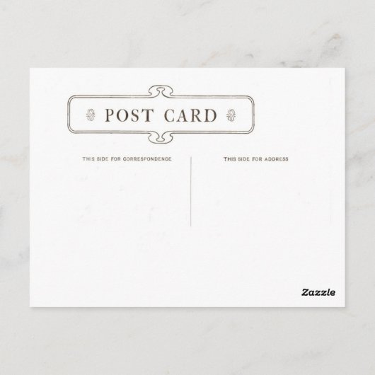 Paardengezicht Briefkaart (Achterkant)