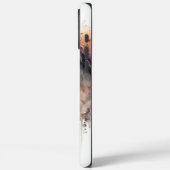 Paardengezicht met bloemenkrans Case-Mate iPhone case (Achterkant / Links)