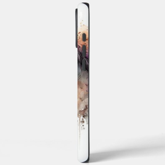 Paardengezicht met bloemenkrans Case-Mate iPhone case (Achterkant / Links)