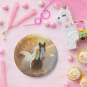 Paardengoud 7-inch Bord papier (Feest)