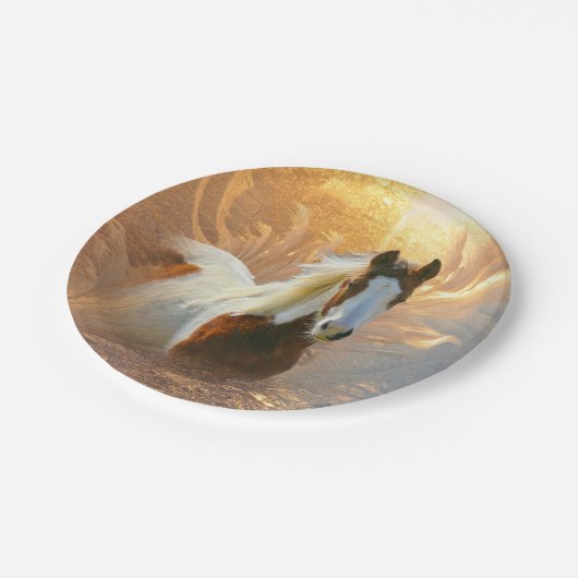 Paardengoud 7-inch Bord papier (Gekanteld)