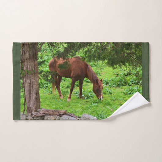 Paardengrazing Bad Handdoek (Handdoek)