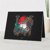 PaardenGriekse mythen Zeus Ancient Gods Equine Lig Kaart (Achterkant)