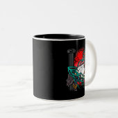 PaardenGriekse mythen Zeus Ancient Gods Equine Lig Tweekleurige Koffiemok (Voorkant rechts)