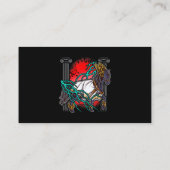 PaardenGriekse mythen Zeus Ancient Gods Equine Lig Visitekaartje (Achterkant)