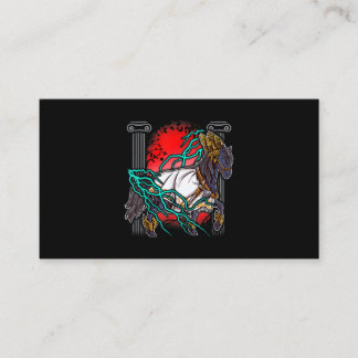 PaardenGriekse mythen Zeus Ancient Gods Equine Lig Visitekaartje