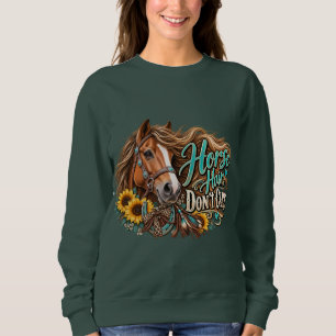 Paardenhaar Krijgt Niks Western Paard Trui