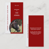 Paardenhandel Visitekaartje (Voorkant / Achterkant)
