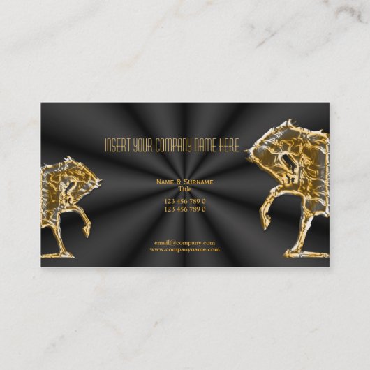 Paardenhandel Visitekaartje (Voorkant)