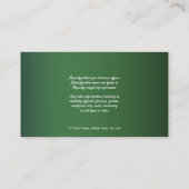 Paardenhandel Visitekaartje (Achterkant)