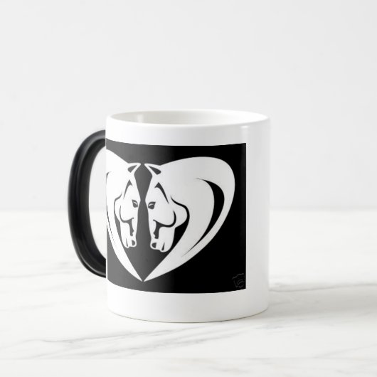 paardenhart magische mok (Voorkant links)