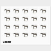 Paardenhart Sticker (Vel)