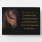 Paardenherdenking met Spiritueel gedicht Fotoplaat (voorkant)