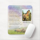 Paardenherdenkingsbrug voor paarden muismat (Met muis)