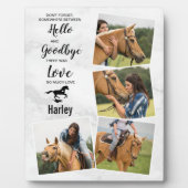 Paardenherdenkingsfoto Collage Fotoplaat (Voorkant)