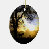 PaardenherdenkingsOrnament Keramisch Ornament (Rechts)