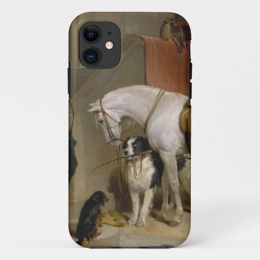 Paardenhond Favorieten schilderkunst Landseer Prop Case-Mate iPhone Case (Achterkant)