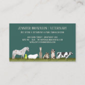 Paardenhond Koe Kat Vogeldier Alpaca Visitekaartje (Achterkant)