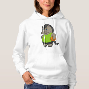 Paardenhonkbalspeler Basketball Hoodie
