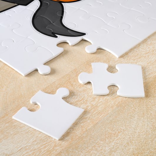 Paardenhonkbalspeler Basketball Legpuzzel (Zijkant)