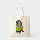 Paardenhonkbalspeler Basketball Tote Bag (Voorkant)