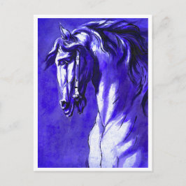 Paardenhoofd (Paars) Briefkaart